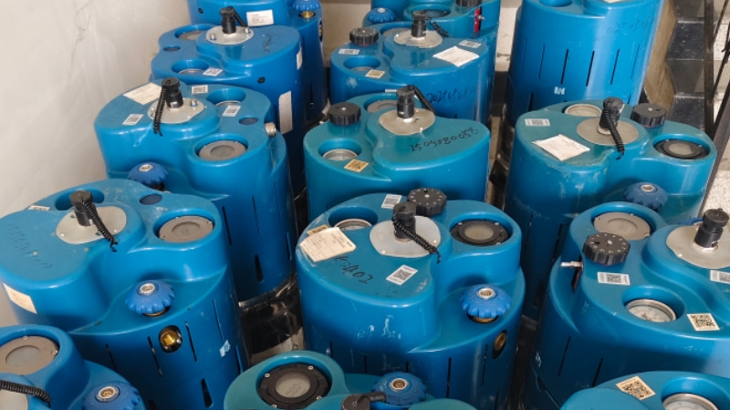 35L液氧生物罐-无线远传液位计MT-4G案例