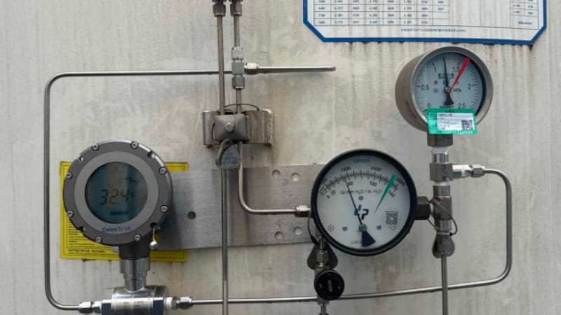 液氮液氧储罐改装无线远传差压表