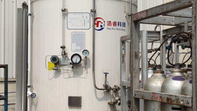 焊接厂区液氩储罐加装SMTD无线远传差压表