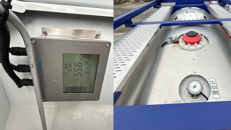 LPG and Condensate Oil Level Measurement - Wireless Remote Rotating Float Level Gauge Case